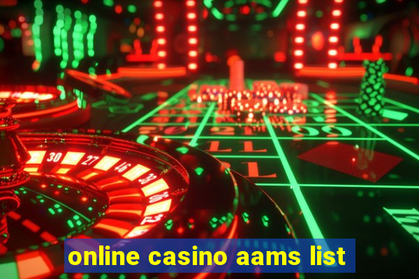 online casino aams list