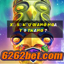 xổ số hậu giang ngày 9 tháng 7