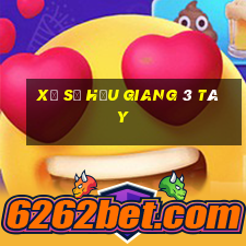 xổ số hậu giang 3 tây