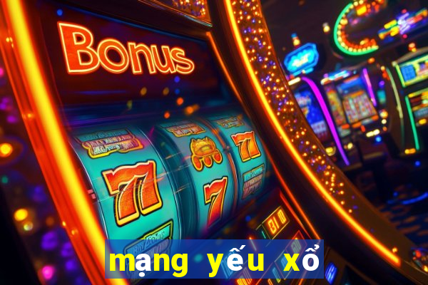 mạng yếu xổ số miền trung