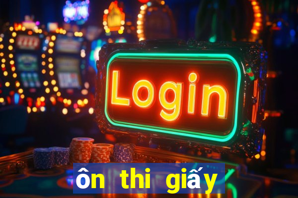 ôn thi giấy phép lái xe máy