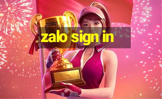 zalo sign in