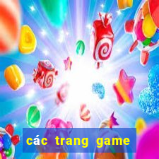 các trang game bài đổi thưởng uy tín