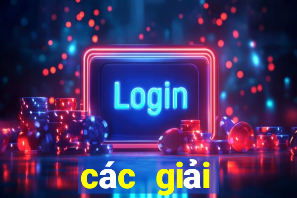 các giải thưởng của vé số