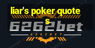 liar's poker quotes