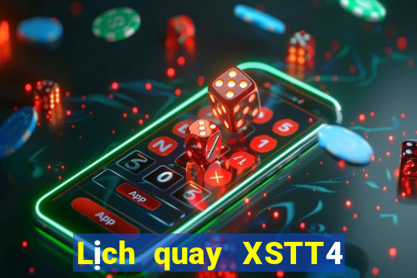 Lịch quay XSTT4 ngày 28