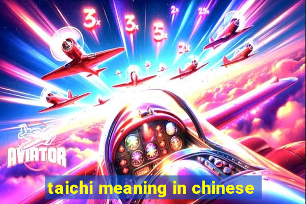 taichi meaning in chinese