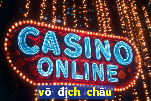 vô địch châu âu clb