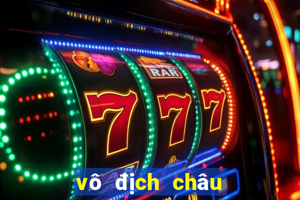 vô địch châu âu clb