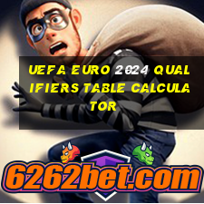 uefa euro 2024 qualifiers table calculator