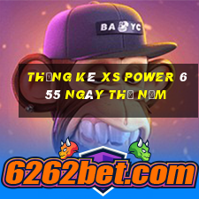 Thống kê XS power 6 55 ngày thứ năm