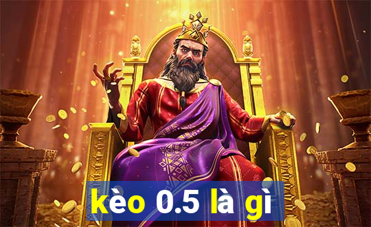 kèo 0.5 là gì