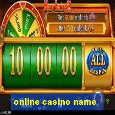 online casino name