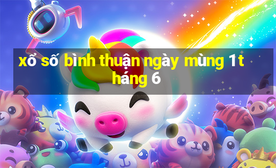 xổ số bình thuận ngày mùng 1 tháng 6