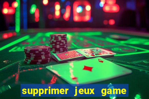 supprimer jeux game center ios 15