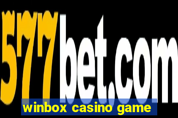 winbox casino game