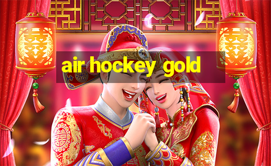 air hockey gold