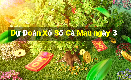 Dự Đoán Xổ Số Cà Mau ngày 3