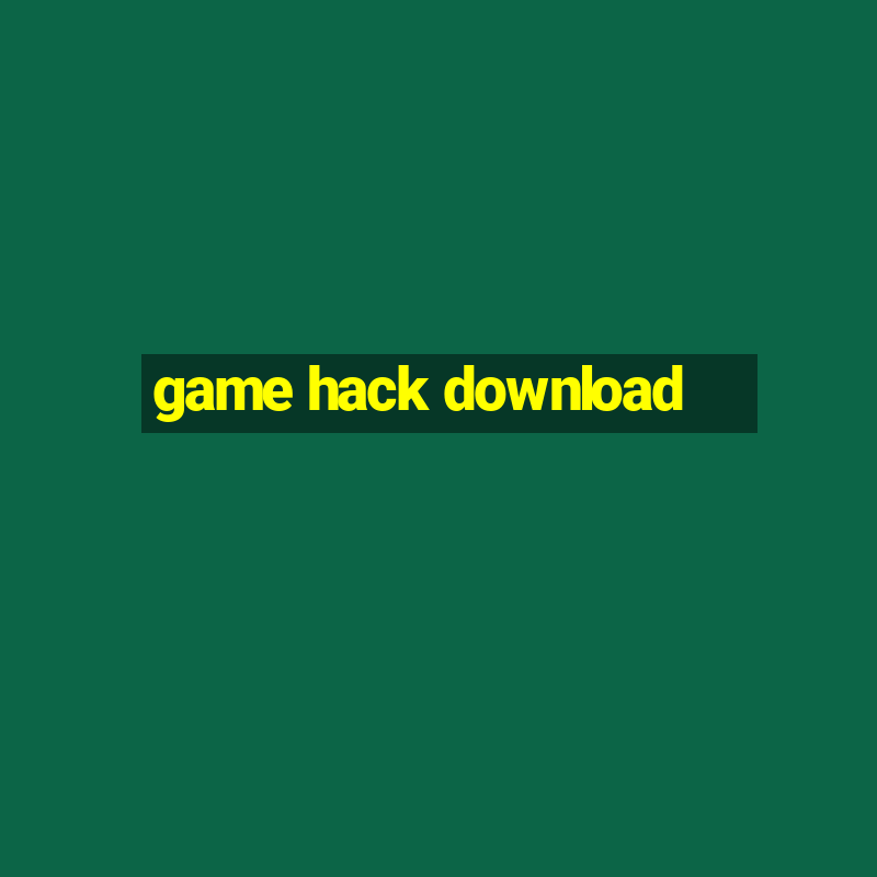 game hack download