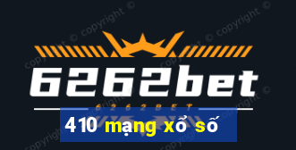 410 mạng xổ số