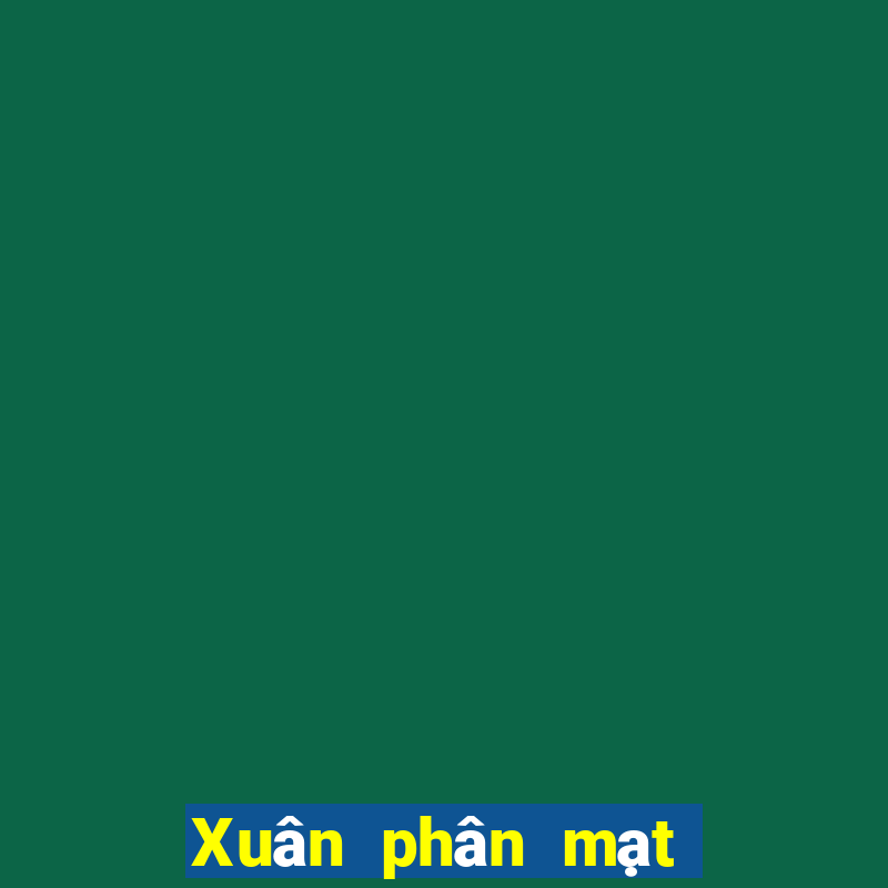 Xuân phân mạt chược ghép ba tấm