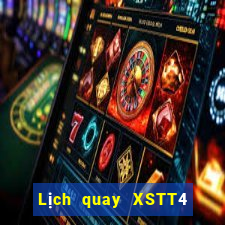 Lịch quay XSTT4 ngày 29