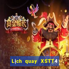 Lịch quay XSTT4 ngày 29