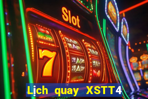 Lịch quay XSTT4 ngày 29