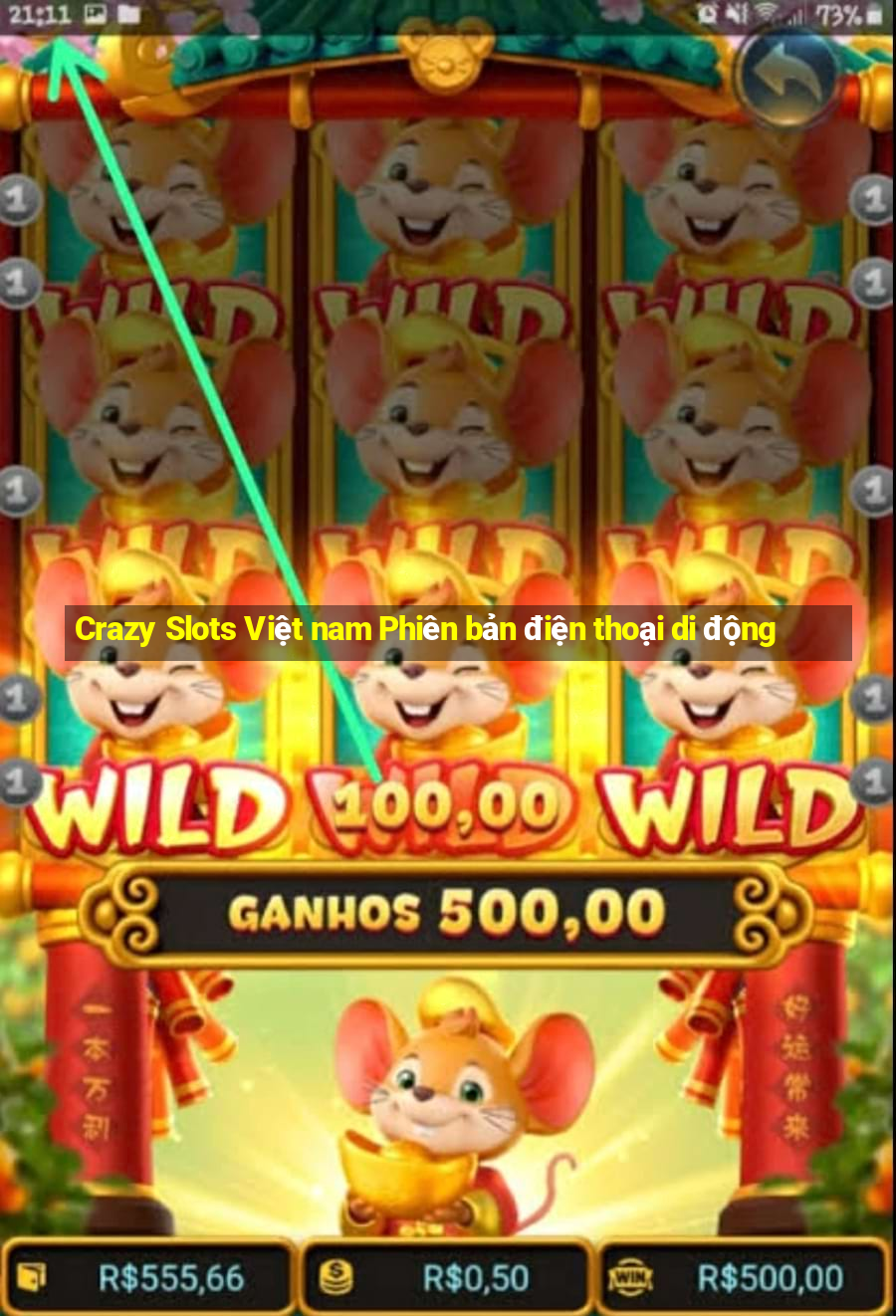 Crazy Slots Việt nam Phiên bản điện thoại di động