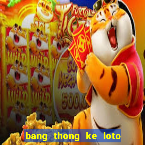 bang thong ke loto 30 ngay