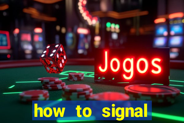 how to signal double down in blackjack