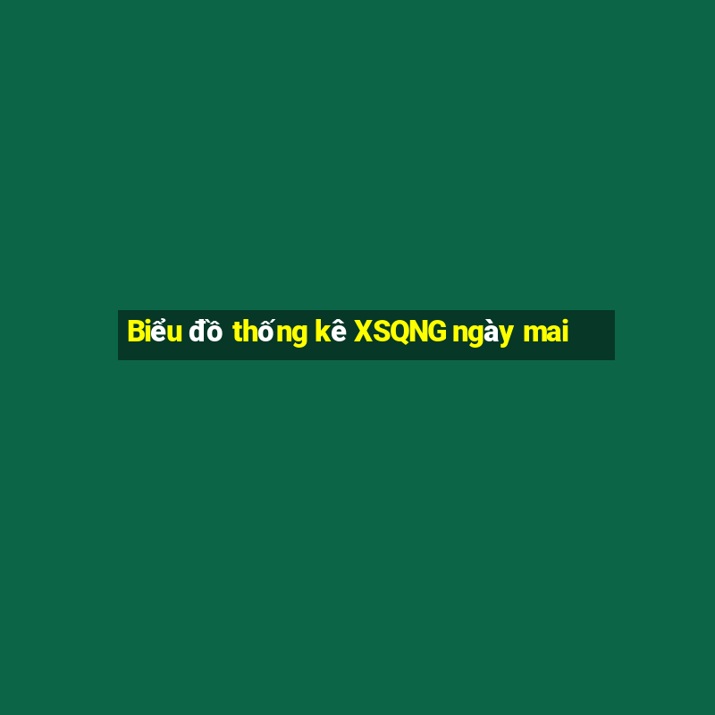 Biểu đồ thống kê XSQNG ngày mai