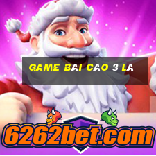 game bài cào 3 lá