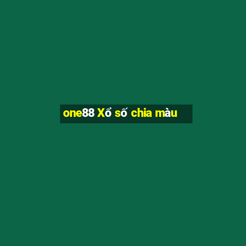 one88 Xổ số chia màu