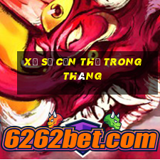 xổ số cần thơ trong tháng