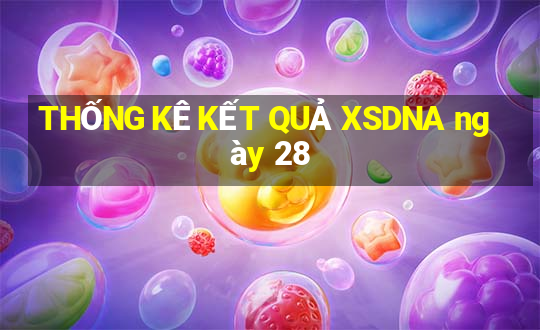 THỐNG KÊ KẾT QUẢ XSDNA ngày 28