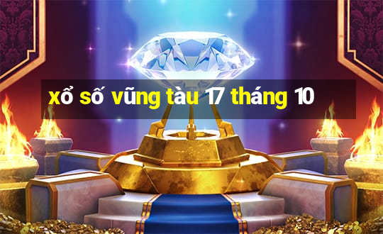 xổ số vũng tàu 17 tháng 10