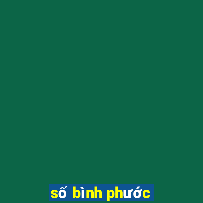 số bình phước