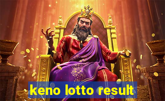 keno lotto result