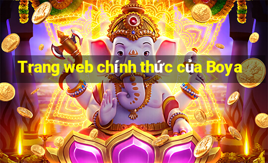 Trang web chính thức của Boya