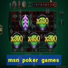 msn poker games online free