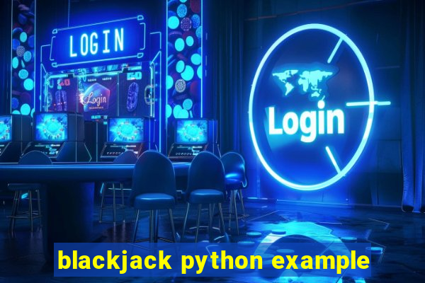 blackjack python example