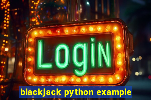 blackjack python example