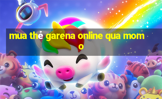 mua thẻ garena online qua momo