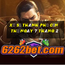 xổ số thành phố cần thơ ngày 7 tháng 2