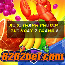 xổ số thành phố cần thơ ngày 7 tháng 2