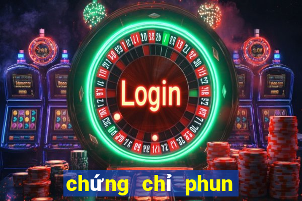 chứng chỉ phun xăm thẩm mỹ