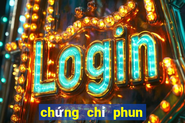 chứng chỉ phun xăm thẩm mỹ