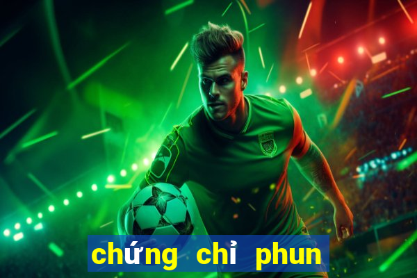 chứng chỉ phun xăm thẩm mỹ