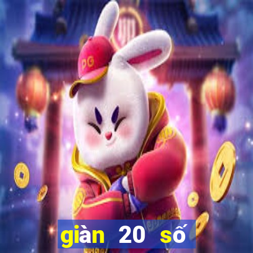 giàn 20 số khung 3 ngày